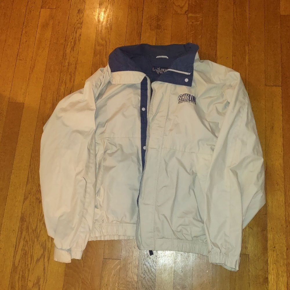 Vintage beige luna pier lined winter jacket size xl